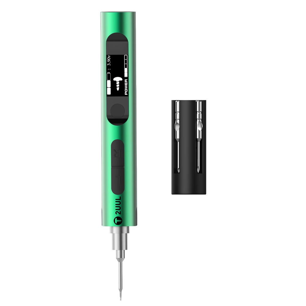 2uul sd11-espresso-electric-screwdriver-with-4pcs-s2-bits-for-mobile-phone-repair-1