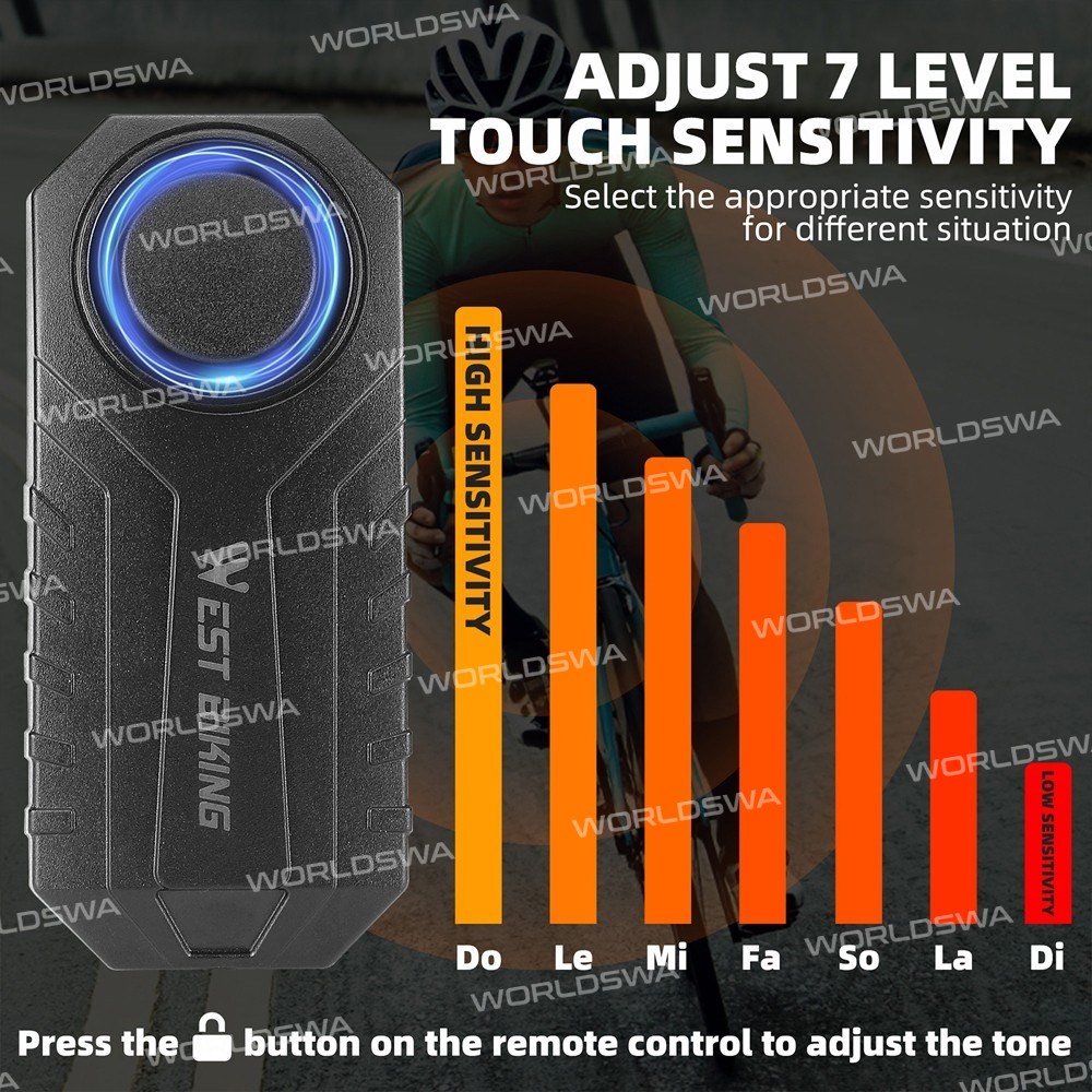 west biking-anti-theft-bicycle-alarm-wireless-high-visibility-movement-6