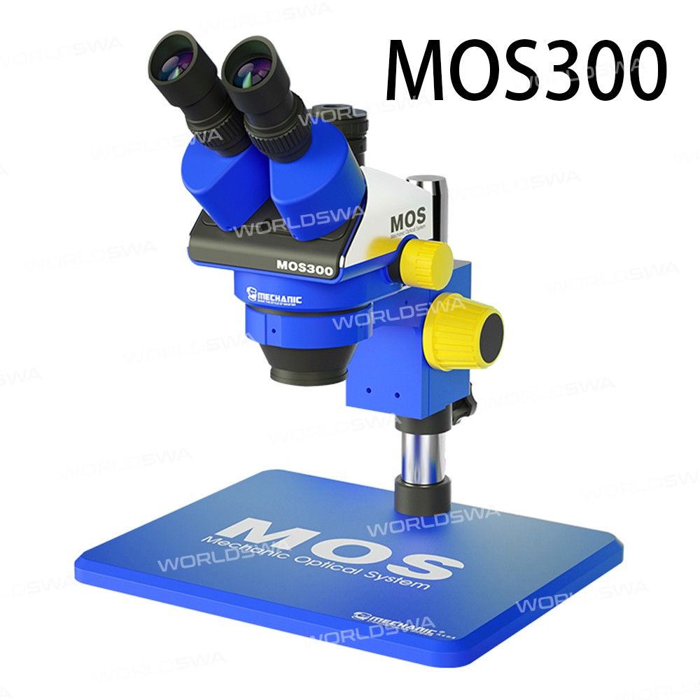 Mechanic MOS260 / MOS300 6X-45X Binocular / Trinocular 360° Rotate HD Stereo Microscope