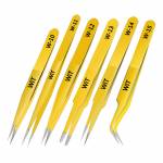 WIT W Series Extra Hardened Anti-Static Stainless Steel Tweezers for Mobile Phone Repair