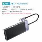 Orico MDK-10P 10-in-1 Type-C Multifunctional Docking Station Compatible HDMI / VGA for Laptop / iPad