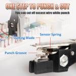 Pro'sKit CP-3141A Krone 110 Terminal Board Crimping Tool Network Cable Cutter with Lock