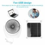 portable 6w-solar-powered-fan-set-monocrystalline-silicon-solar-panel-multifunctional-solar-power-ch