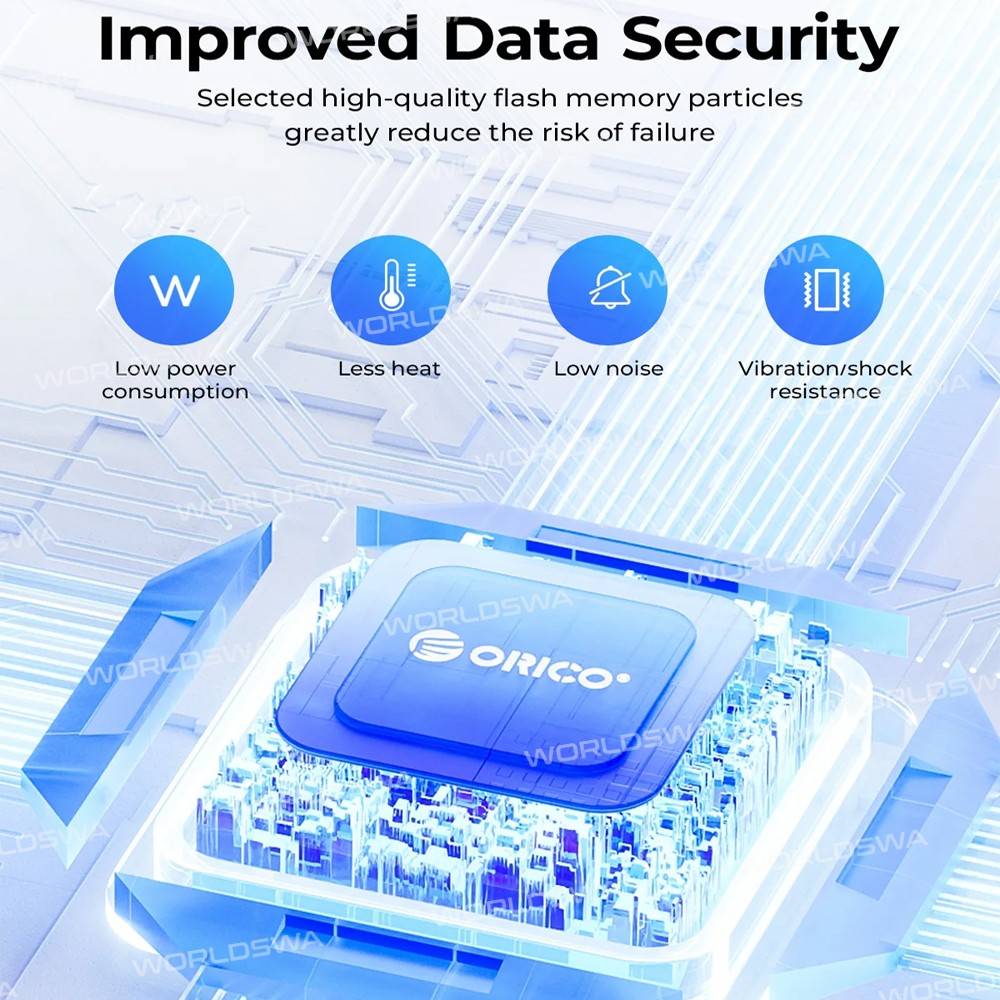 orico tc8-25-25-inch-half-size-type-c-5gbps-transparent-hard-drive-enclosure-support-auto-sleep-7
