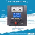Sunshine P-1505TD 15V 5A Adjustable Intelligent DC Regulated Power Supply with LED Display