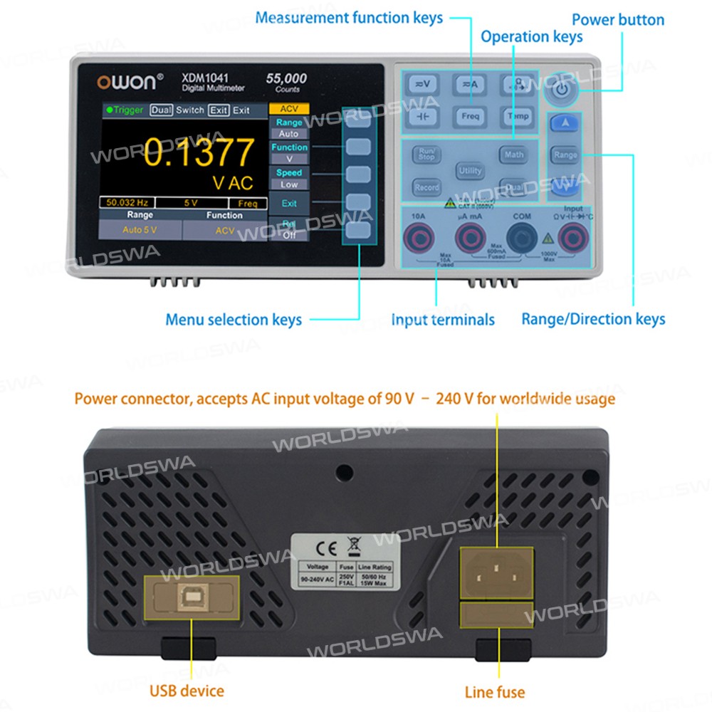 owon xdm1041-portable-true-rms-4-1-2-digital-display-bench-multimeter-with-usb-port-7