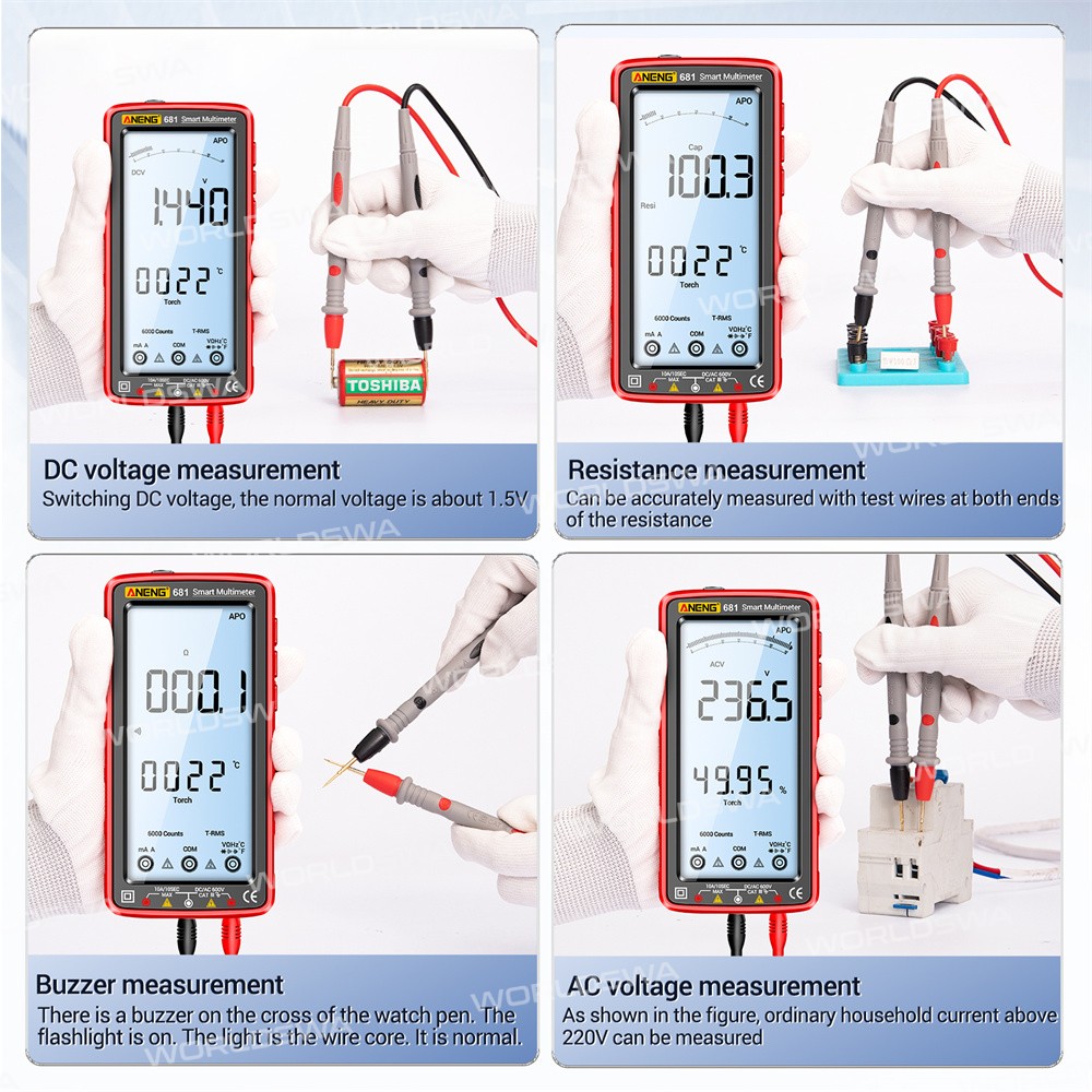 aneng 681-rechargeable-non-contact-lcd-screen-digital-professional-multimeter-5