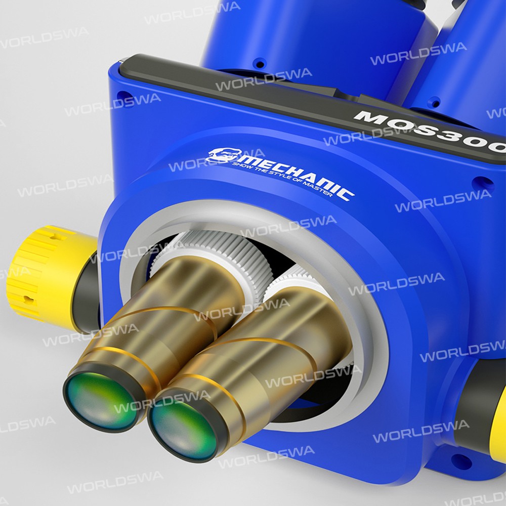 Mechanic MOS260 / MOS300 6X-45X Binocular / Trinocular 360° Rotate HD Stereo Microscope
