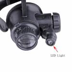 10X 15X 20X 25X Headband Magnifier With LED Light