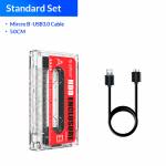 Orico 2.5-inch Max 4TB SATA to USB 3.0 Transparent Retro Tape Type SSD HDD Case
