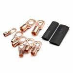 Wire Crimp Connector Soldered Copper Ring Terminal with Box - 60/240/260Pcs