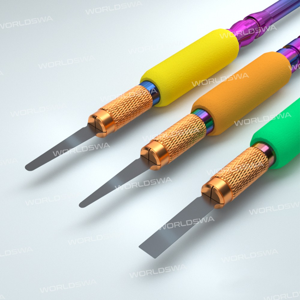 Mijing Phantom 3-in-1 Knife Handle & Blade Set for Mobile Phone CPU NAND Chip IC Removing Glue