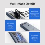 Orico AT2U3 Series 5Gbps USB-A 3.0 Multiport Splitter Extender HUB with Individual Switches