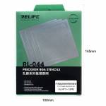 Relife RL-044 4-in-1 IP LCD Screen IC Tin Planting & Flex Cable Protection Repair Steel Stencil Set