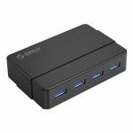 Orico H4928-U3 4-Port Superspeed USB 3.0 HUB with 12V Power Adapter for Desktop Computer Laptop