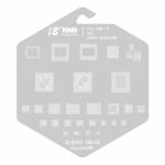 18 Kinds CPU BGA IC Reballing Stencil Kits for Samsung Phones