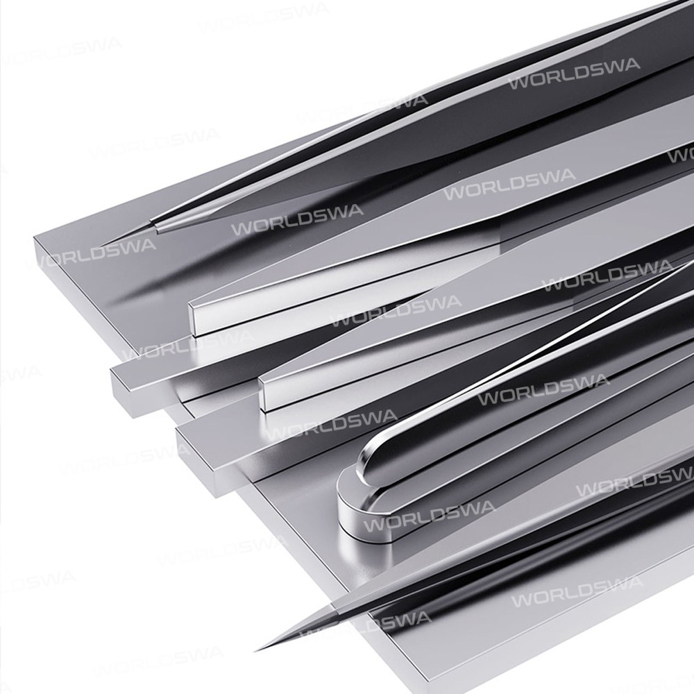 QianLi iNeezy Round Hand Polished Tweezers Stainless Steel Anti Rust Wear Resistance Corrosion Resis