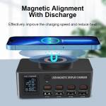 wlx 818dp-140w-8-port-pdqc30-multi-device-desktop-charger-with-wireless-charging-5