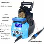 Yihua 939D+ III LED Digital Display Lead-free Anti-static Temperature Adjustment Soldering Station