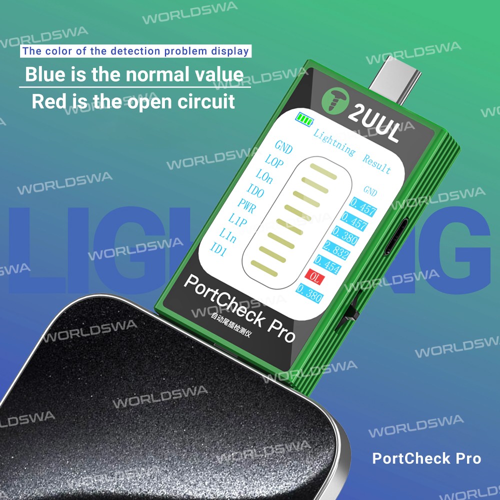 2uul pw31-portcheck-pro-5v-2a-type-c-lighting-interface-automatic-tail-plug-detector-5