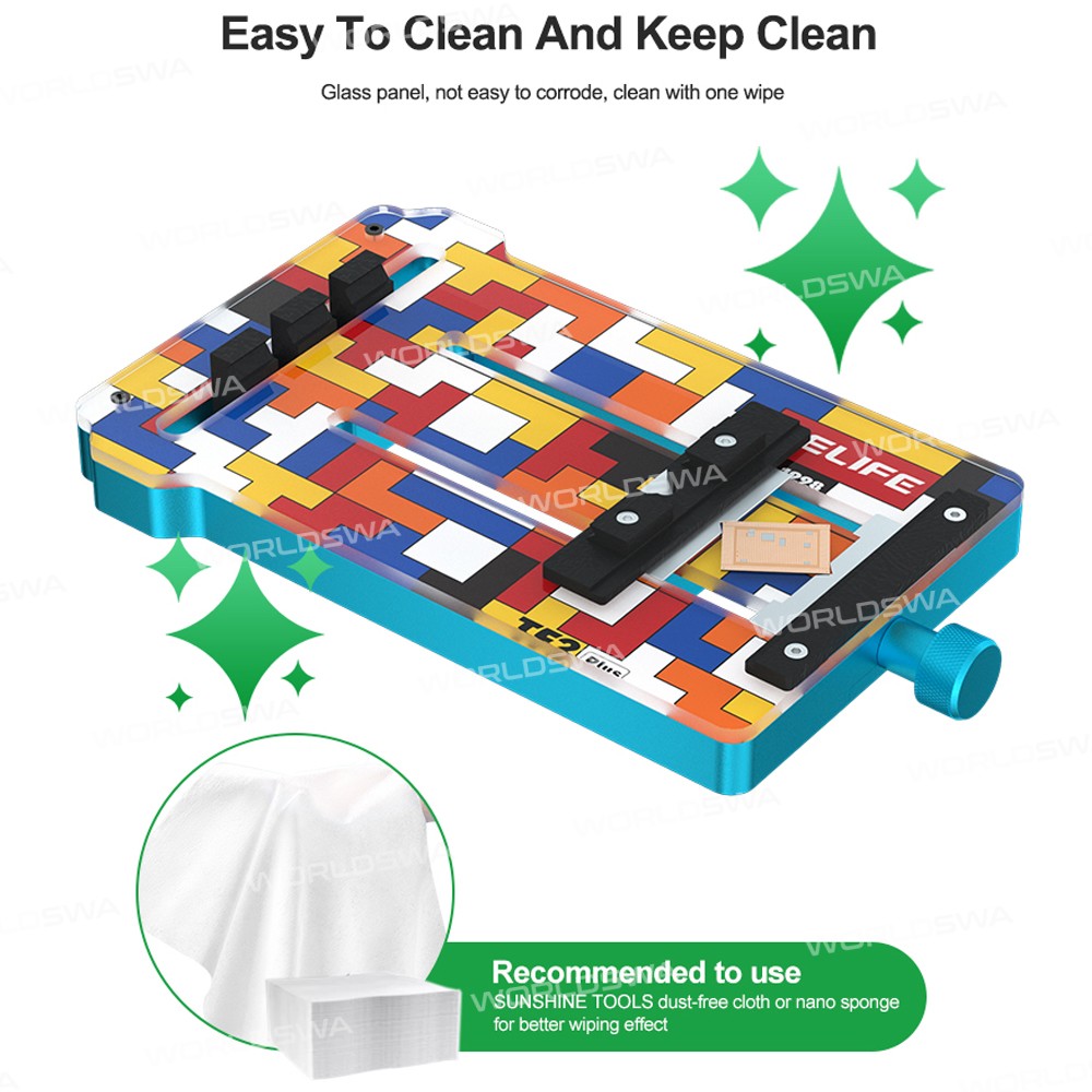 relife tf2-plus-tetris-type-heat-insulating-glass-motherboard-repair-fixture-10