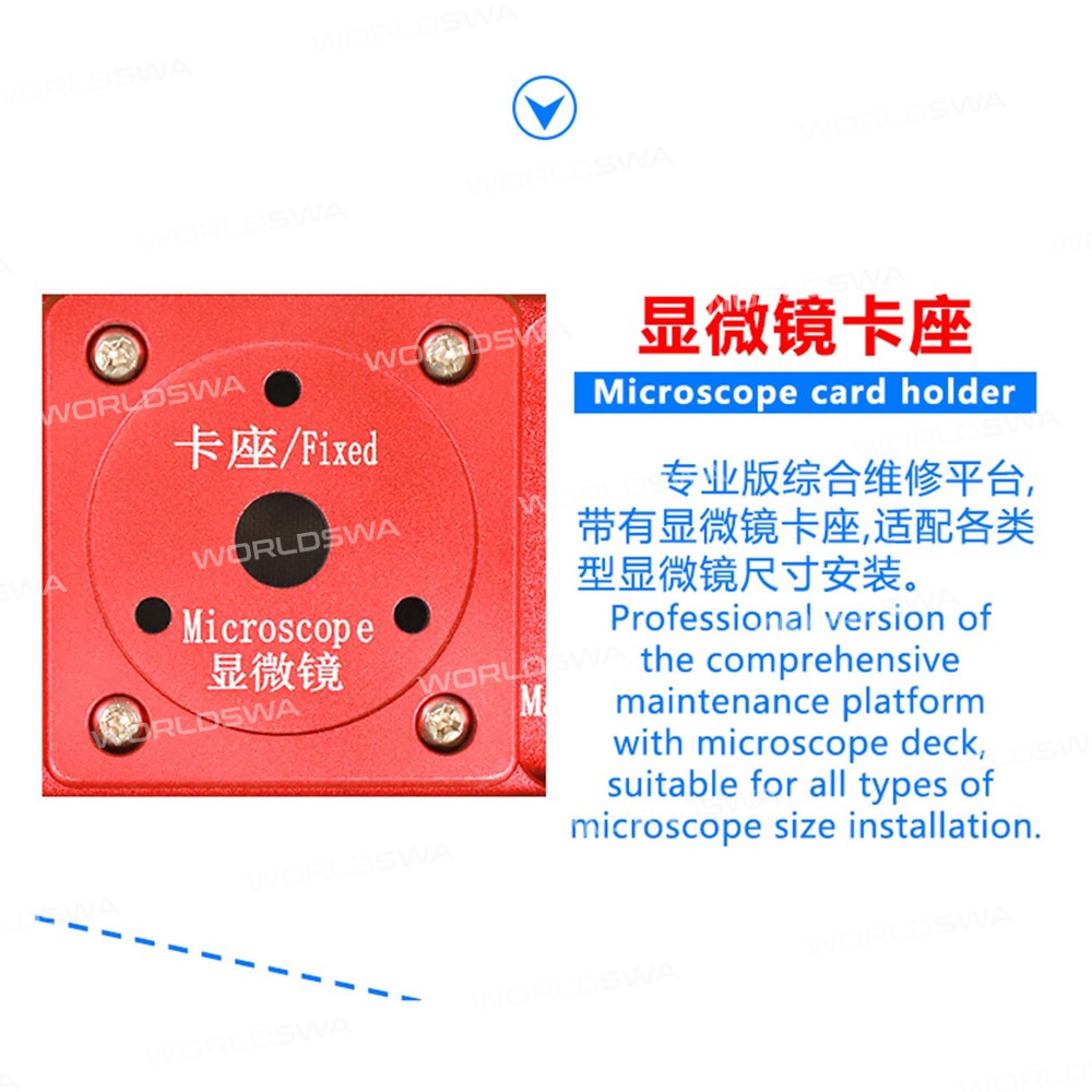 WL Aluminium Alloy Microscope Pad Mobile Phone Repair Maintenance Platform