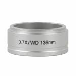 Eakins Trinocular Stereo Microscope WD 0.5X 0.7X 2.0X Auxiliary Objective Lens Barlow Lens For Nikon