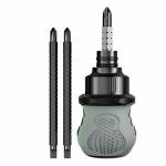 Luxianzi 2-in1 Mini Telescopic Combination Multi-function Strong Magnetic Ratchet Screwdriver