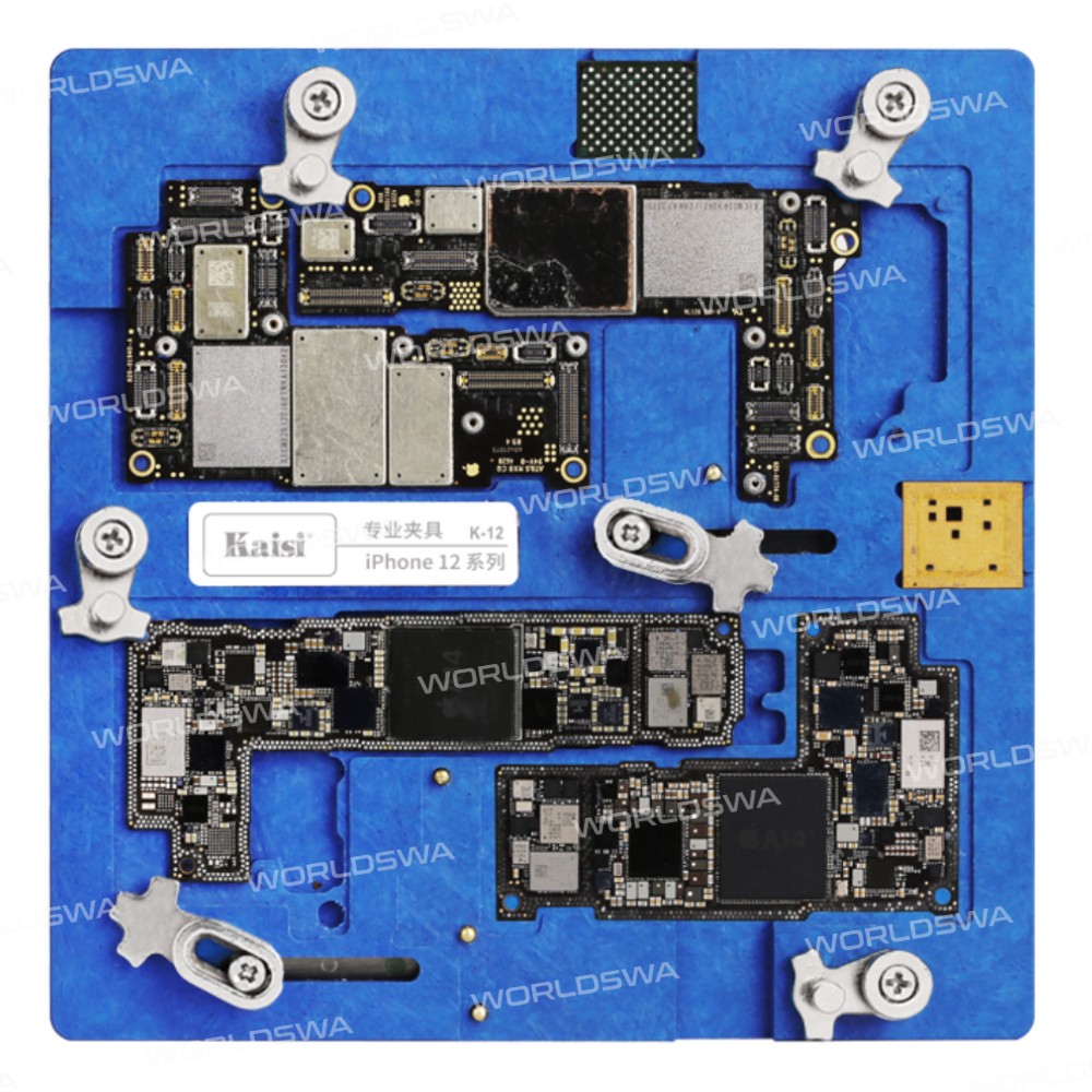 Kaisi K-12 PCB Mainboard Fixture Holder Soldering Maintenance Platform for iPhone 12 mini / 12 Pro