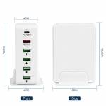65w portable-6-port-pd30-qc30-desktop-usb-fast-charging-station-for-phone-tablet-headphone-6