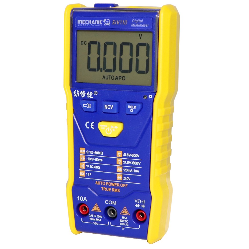 Mechanic SIV110 Pocket Multifunction Automatic Digital Display High-Precision Multimeter