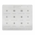 Amaoe WC:1 Audio WiFi Chip BGA Reballing Stencil Net for WCN3680 WCN3660 WCN3980 WCD9302 WCD9306 WCD