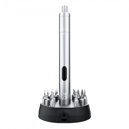 TBK008 Adjustable Strength Rechargeable Mini Electric Screwdriver Set - 24Pcs Bits Included