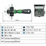 Pro'sKit SD-2314M 25-in-1 Multiple Angle Adjustment Ratchet Magnetic Screwdriver Sockets Set