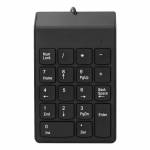 Portable 18 Keys USB Wired Driver-free Mini Digital Keyboard for Desktop Laptop