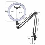 telescopic folding-desktop-cantilever-cell-phone-live-streaming-stand-with-10-inch-led-fill-light-3