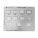 MiJing Reballing Stencil Plant Tin Steel Net for iPhone iPad WIFI IC