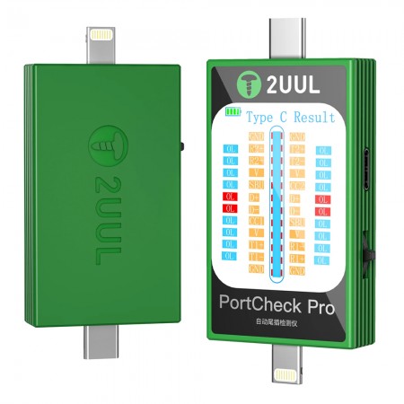 2uul PW31 PortCheck Pro: 5V / 2A Type-C & Lightning Interface Auto Tail Plug Detector