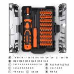 JAKEMY JM-6124 48-in-1 Multifunctional Precision Labor-saving Ratchet Handle Screwdriver Set