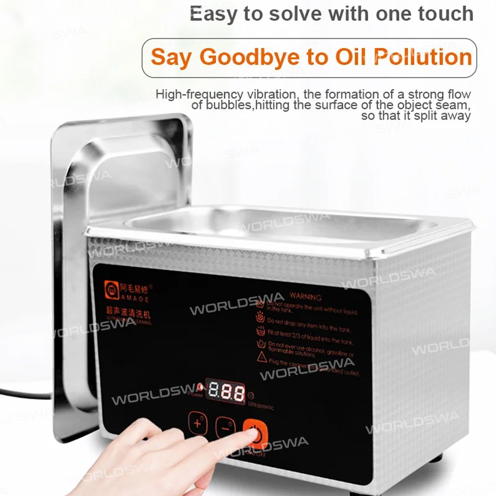amaoe uc-l08-08l-ultrasonic-cleaning-machine-for-motherboard-jewelry-electronic-parts-7