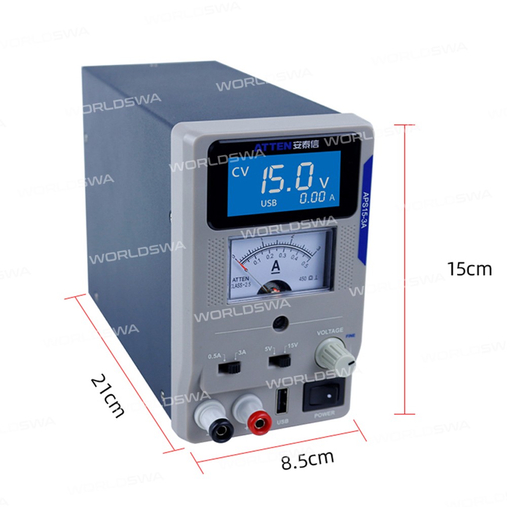 Atten APS15-3A Single-Channel Linear Stabilized DC Power Supply