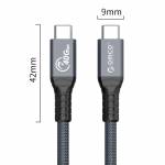 Orico TBZ4 Thunderbolt 4 Data Cable Type-C Fast Charge Cable Compatible with Thunderbolt 3