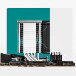 deepcool ak500-240w-5-heatpipe-cpu-fdb-tower-air-cooled-radiator-11