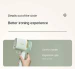 pretfy handheld-steam-iron-fabric-clothes-ironing-hanging-crease-removal-lightweight-steamer-for-hom