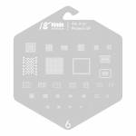 18 Kinds Chip BGA IC Reballing Stencil Kits for iPhone 6 to 13 Pro Max Screen Dot Matrix IC