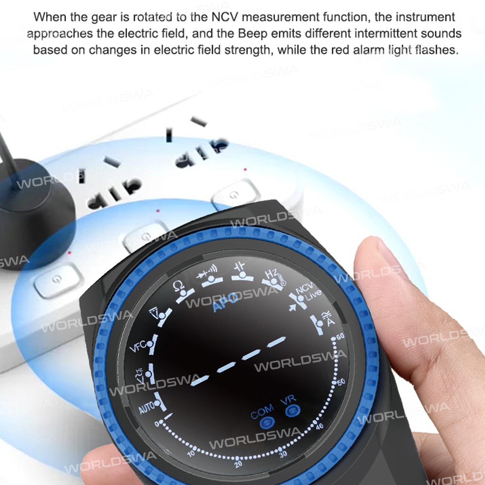 sunshine dt-24r-true-rms-smart-color-screen-rotary-dial-multimeter-with-ncv-live-temp-test-11