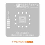amaoe 015mm-stm32f407ieh6-microcontroller-chip-bga-reballing-stencil-platform-set-4