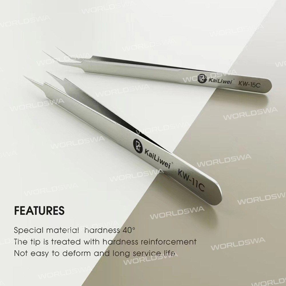 kailiwei kw-11c-kw-15c-high-precision-non-magnetic-stainless-steel-tweezers-10