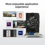 Yeston GT730-4G TA 4G / DDR3 / 64bit Memory Graphics Card with HD+DVI+VGA Output Ports for Office Ga