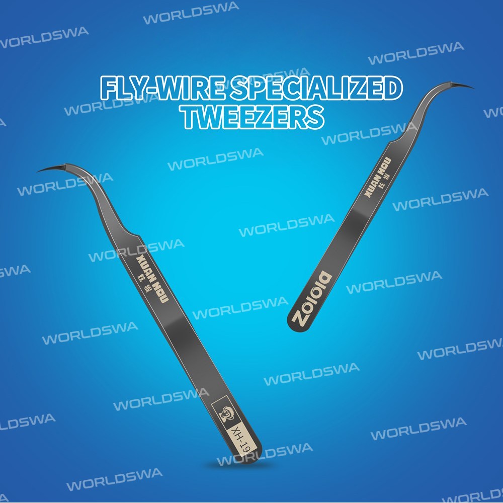 Xuanhou Precision Stainless Steel Fly Line Tweezers for Mobile Phone Repair